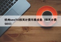 杭州seoTO按天计费不限点击（按天计费SEO）