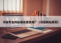 河南专业网站建设营销推广（河南网站策划）