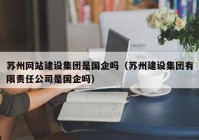 苏州网站建设集团是国企吗（苏州建设集团有限责任公司是国企吗）